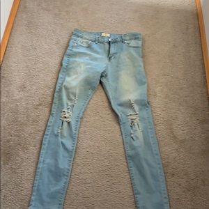 Distressed Jeans